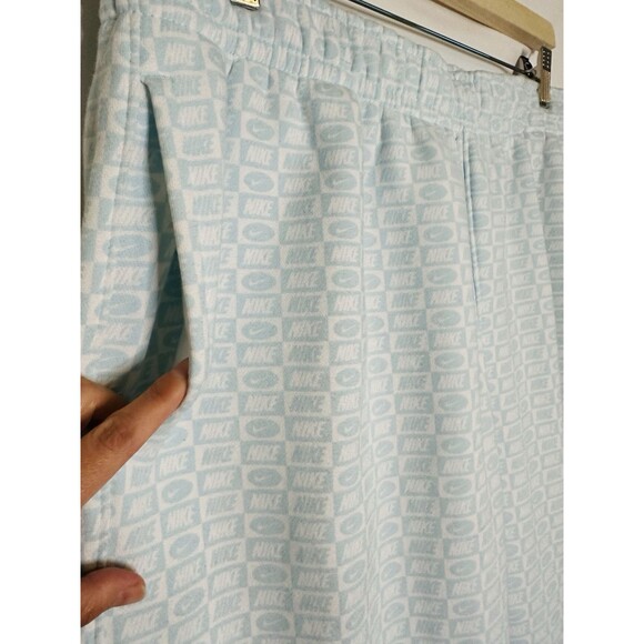 Nike Men's NSW Club BB Monogram BTS Joggers Blue White Men's XXL‎ NWT - Picture 4 of 13
